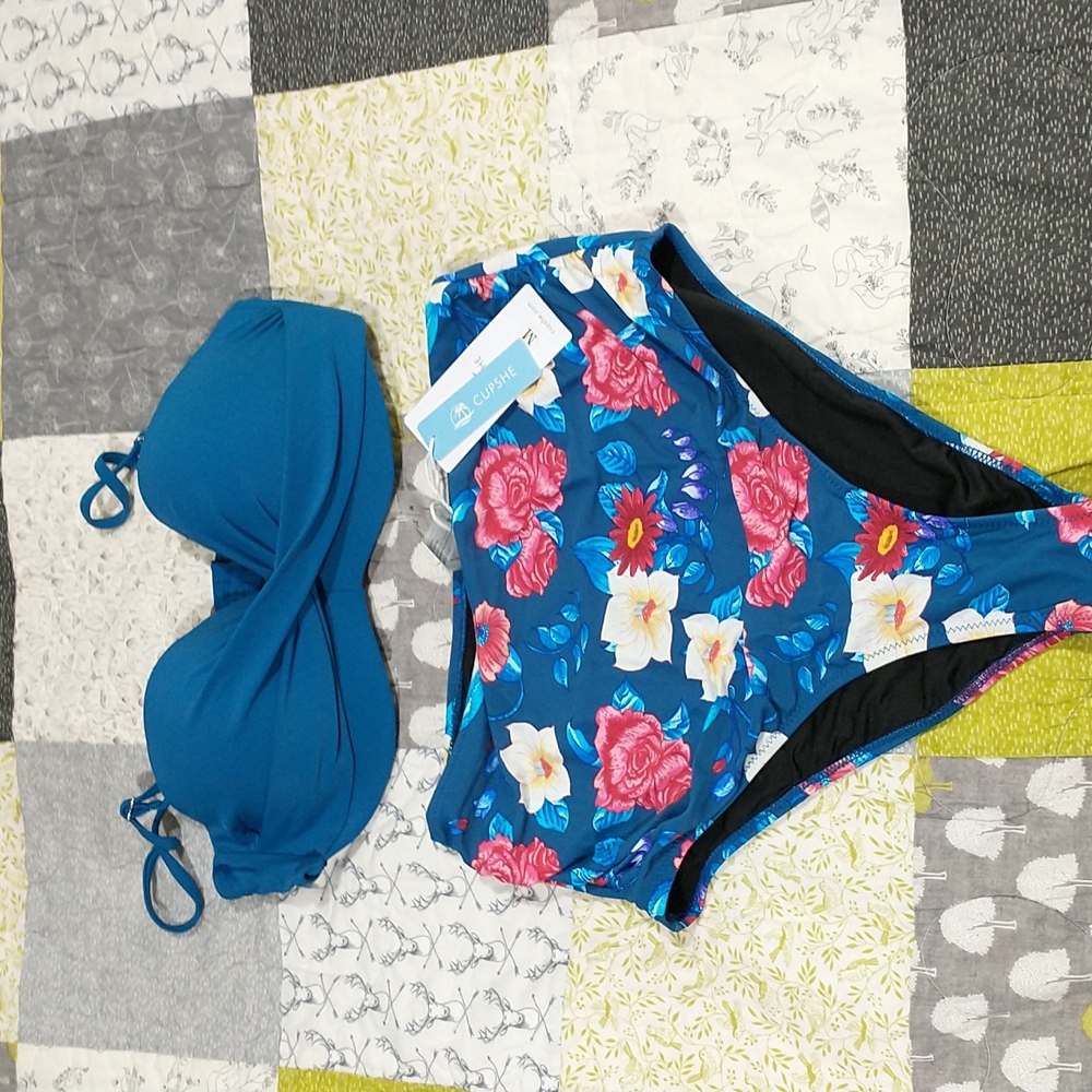 NWT Cupshe high waisted bikini